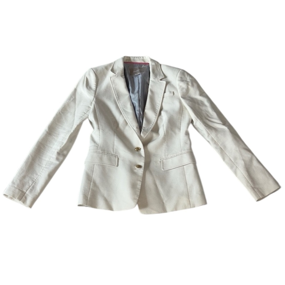 Banana Republic Elegant White Cream Women's Blazer Size 6